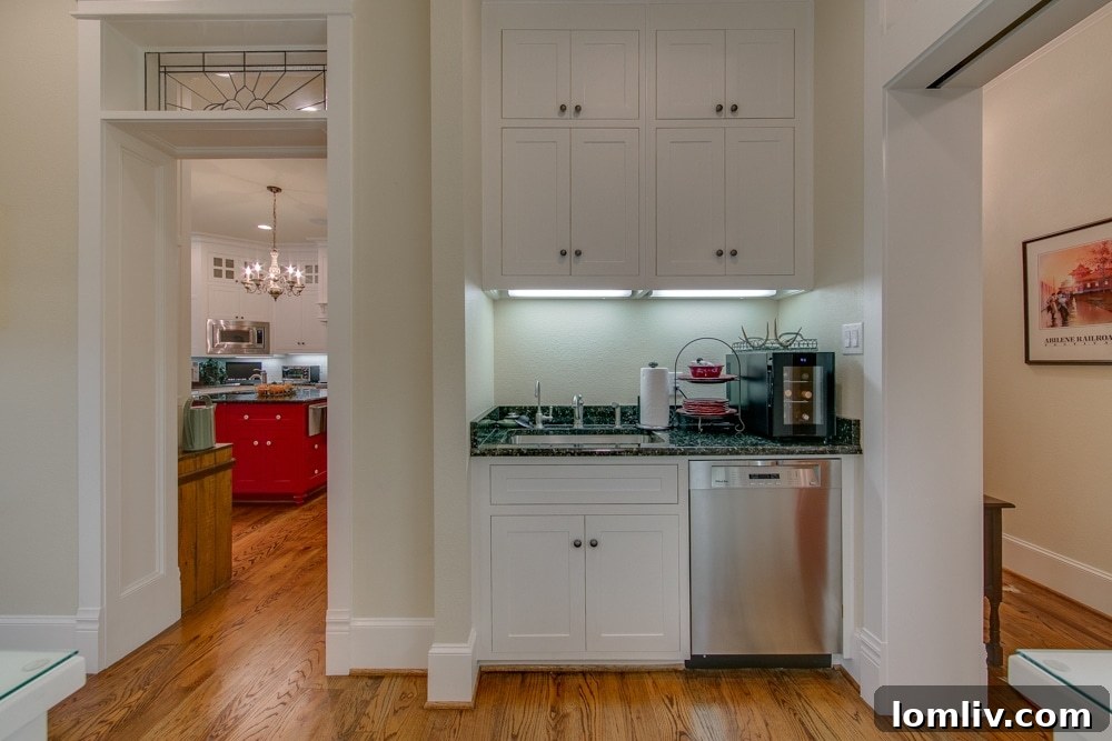 Hearth Room with Fireplace and Natural Light