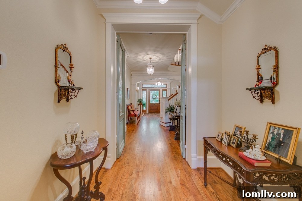 Grand Staircase in Fairview Southern Home