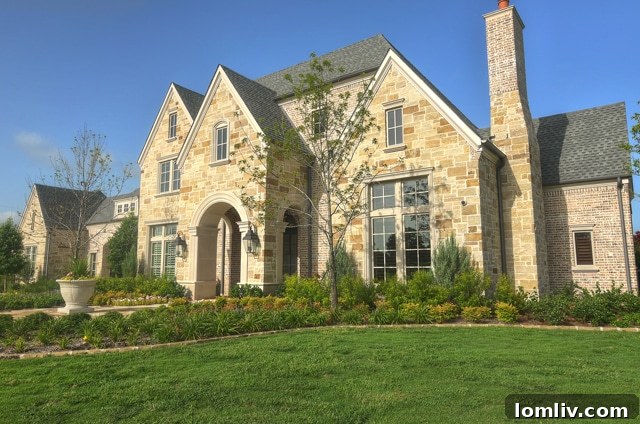 Alford Homes' award-winning curb appeal design in the $1 million-plus category.