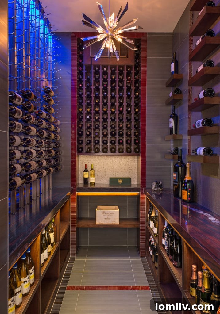 Desco Fine Homes' award-winning Best Wine Room.