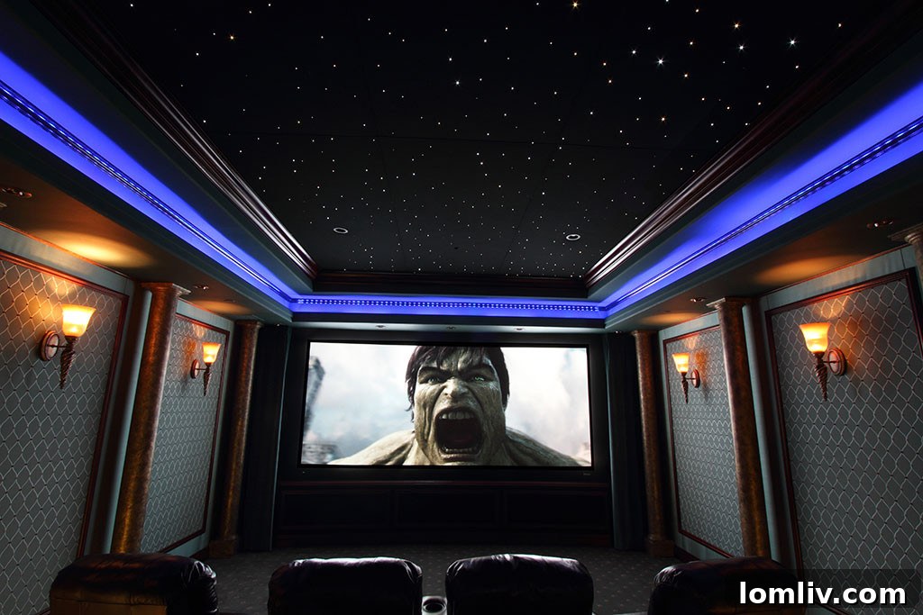 DeVance AV Design's award-winning Best Media Room.