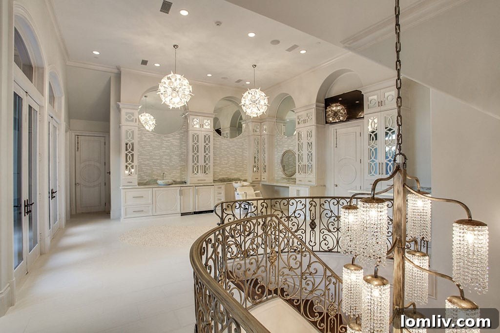 Desco Fine Homes' award-winning home beauty salon in Preston Hollow, recognized as Best 'Other' Room.