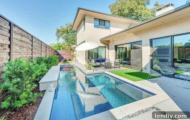 Classic Urban Homes' 'Kaywood' project, winner of the Best Swimming Pool award.