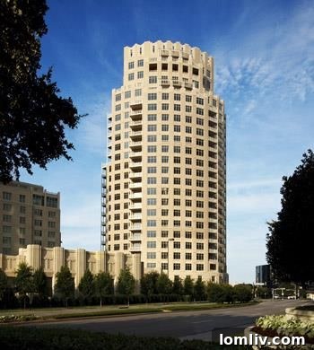 The Exterior of The Ritz Residences Dallas, Home to a Premier Luxury Penthouse