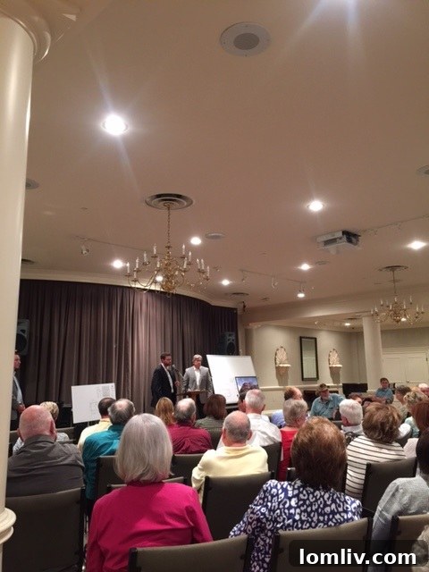 James Parks addresses the community, expressing concerns about the Transwestern development and its potential 