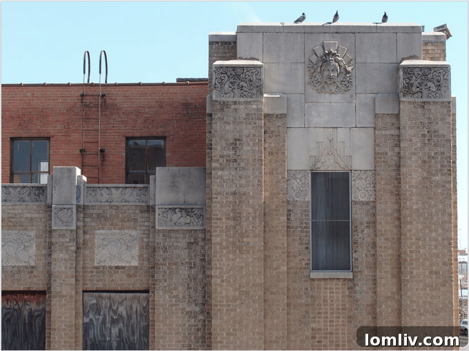 The Art Deco exterior of the 508 Park building before restoration, showcasing its Zig Zag Moderne architecture.