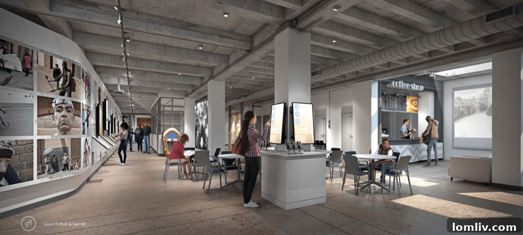 Renderings of the future Museum of Street Culture to be created in 508 Park.