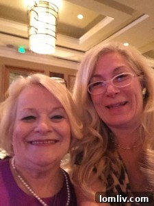 Happy faces during the evening event