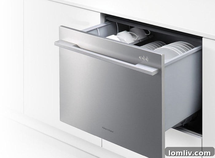 Fisher & Paykel DishDrawer dishwasher, a stylish and functional kitchen appliance.