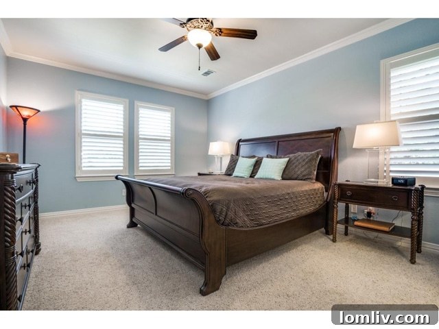 Generous Master Bedroom at 5932 Richmond