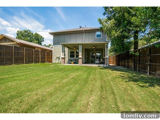 Exterior View of 5932 Richmond from the Backyard