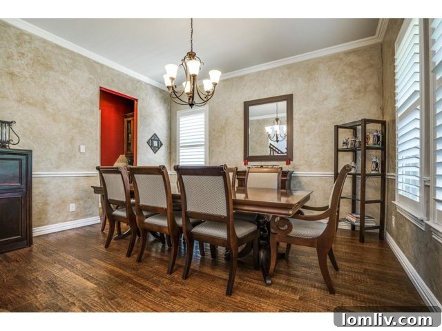 Formal Dining Room at 5932 Richmond Dallas