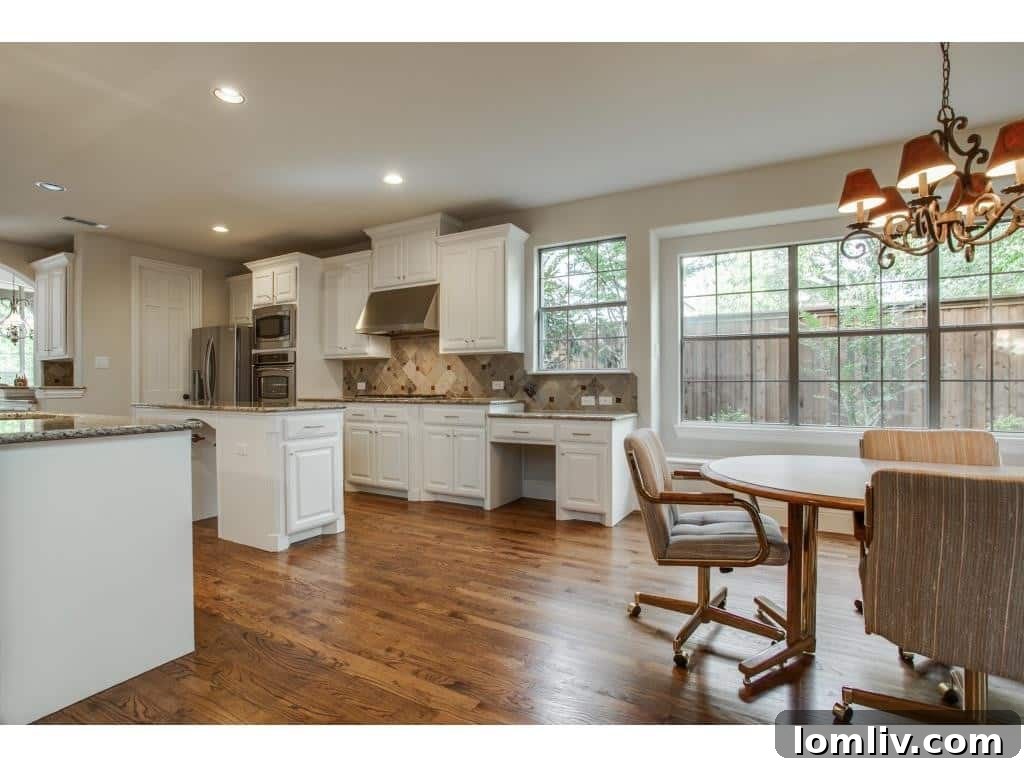 Bright Breakfast Nook with Backyard Views