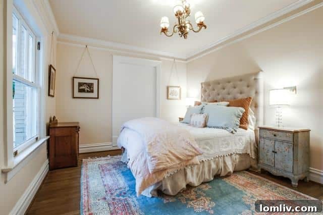 Another view of a beautifully decorated bedroom, highlighting comfort and style