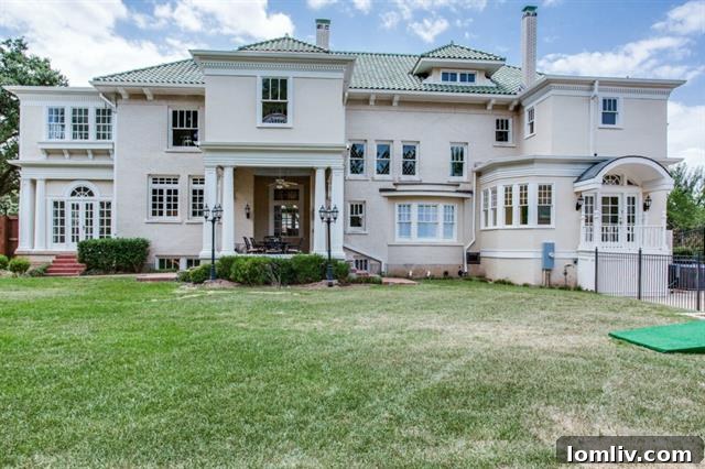 Beautifully landscaped front yard or garden of the historic home
