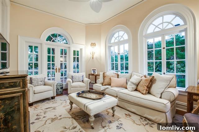 Another perspective of a tastefully furnished room, highlighting the restoration