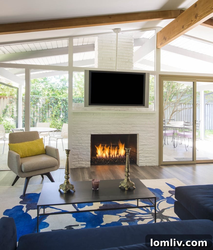 Interior view of a modern Dallas home, showcasing elegant design.