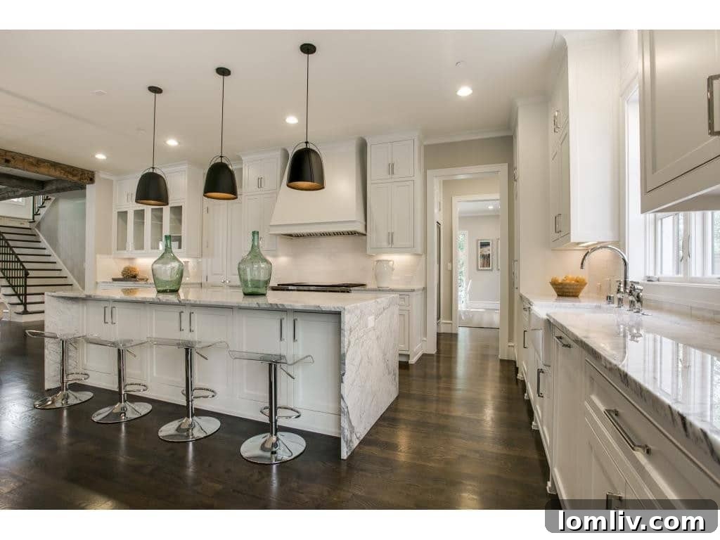 3104 Hanover Kitchen Details - Island and Finishes