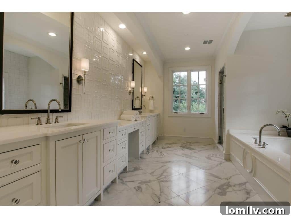3104 Hanover Master Bath Overview - Spacious and Elegant
