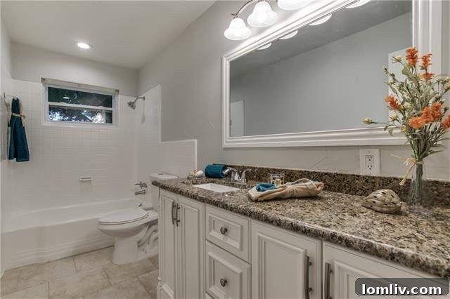 Master Bathroom with Frameless Glass Shower and Modern Vanity