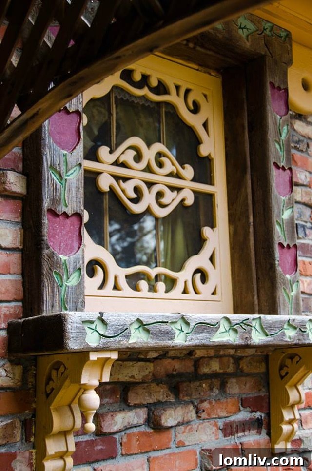 Swan House Window Detail - Custom Craftsmanship