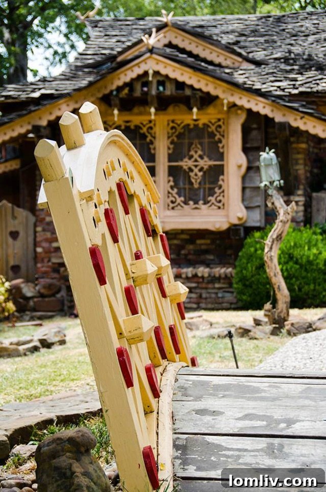 Swan House Bridge Detail - Handcrafted Garden Features