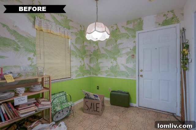 Interior Hallway Before Renovation