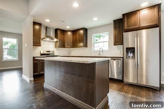 Sleek Modern Kitchen with Granite Countertops