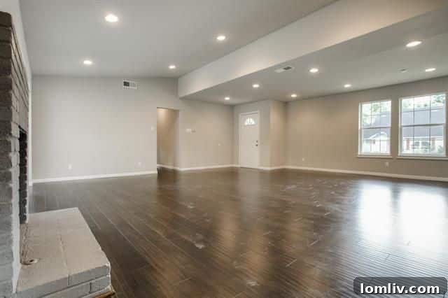 Contemporary Fireplace Renovation