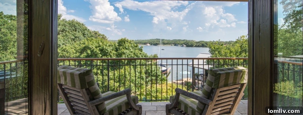 Lush landscaping and gardens on the property