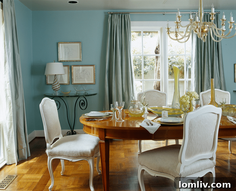 Opulent entryway or hallway designed by Jan Showers, making a grand statement