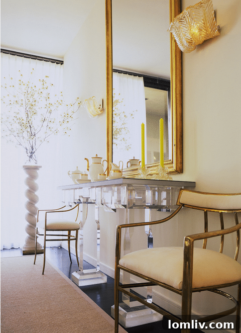 Sophisticated space showcasing Jan Showers' ability to blend luxury with comfort