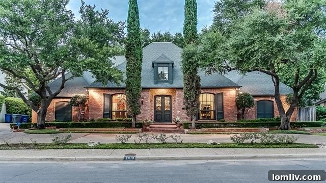 Breathtaking golf course views from the custom North Dallas home