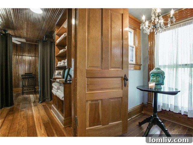 Luxurious master bathroom with modern fixtures at 802 Brown Street