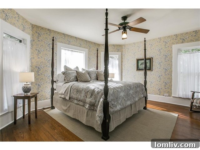 Comfortable guest bedroom at 802 Brown Street, Waxahachie