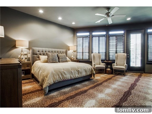 Spacious Master Bedroom with Contemporary Design