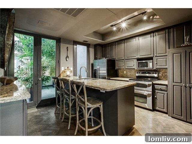 Sleek Modern Kitchen with High-End Appliances