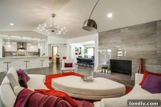Luxury renovated home exterior at 7123 Mimosa Lane, Dallas