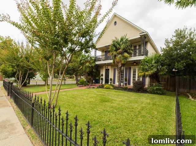 Charming New Orleans-style exterior of 5703 Llano Ave in Lower Greenville