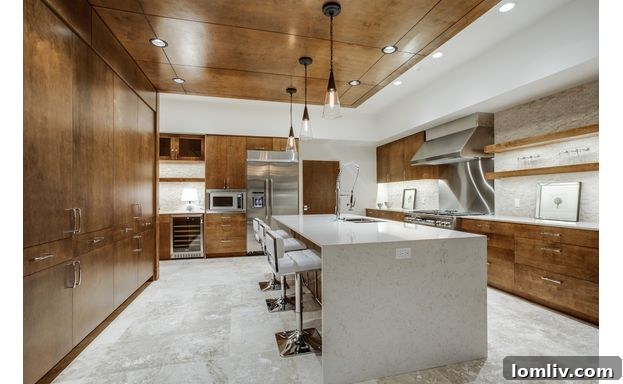 Gourmet Kitchen with Advanced Appliances and Island