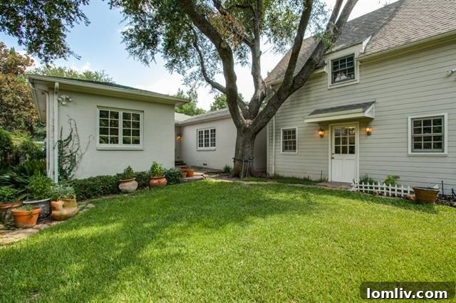 Serene backyard space perfect for relaxation at 4661 N Versailles Ave.