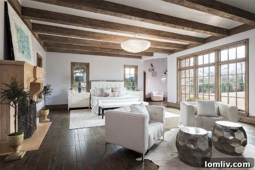 Spacious interior with natural light