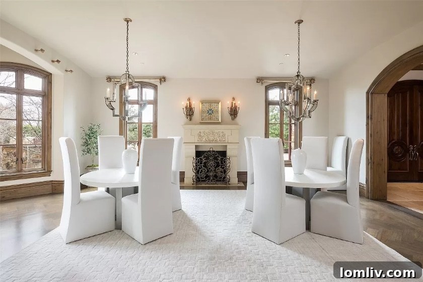 Preston Hollow mansion interior
