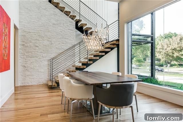Stunning modern home exterior at 3826 Medallion Lane in Dallas