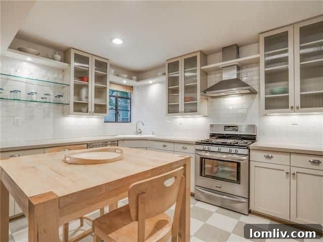 Renovated kitchen with Silestone counters and subway tile backsplash
