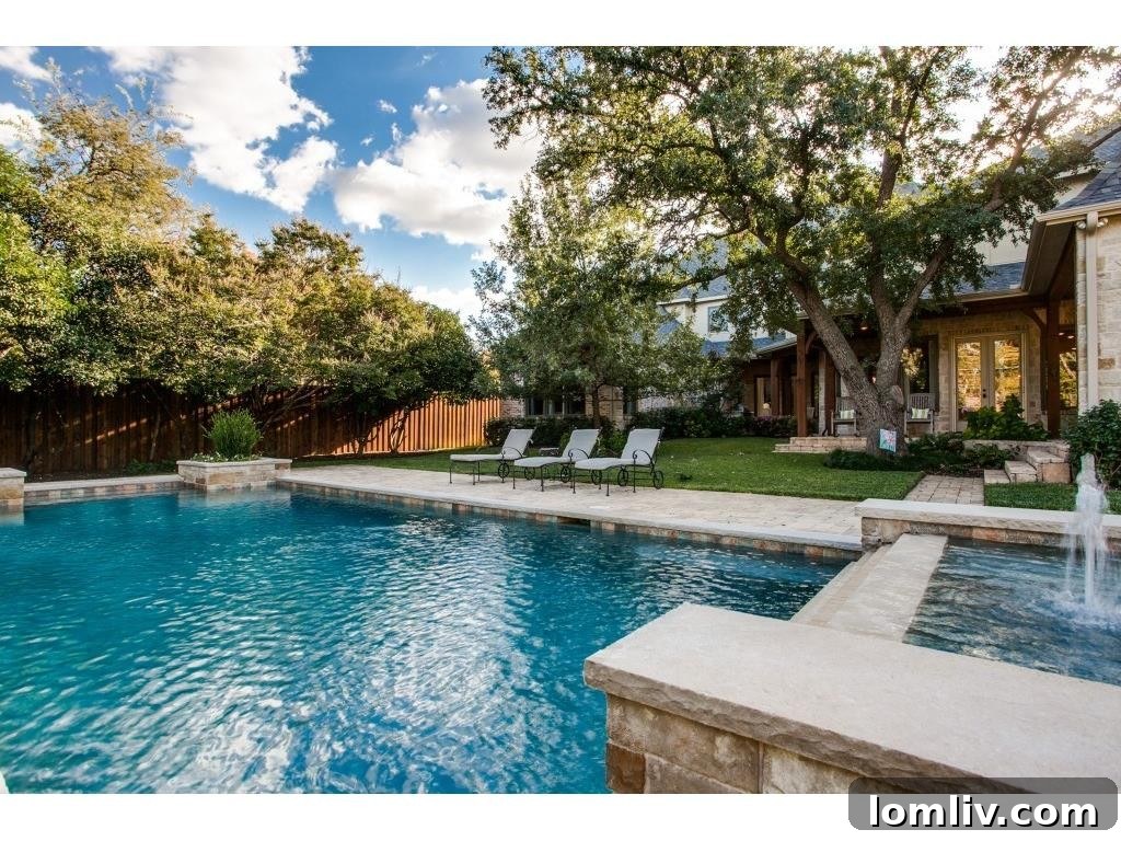 Royal Crest Comfort Food Down the Street 24 Sparkling Saltwater Pool and Spa with Lush Landscaping