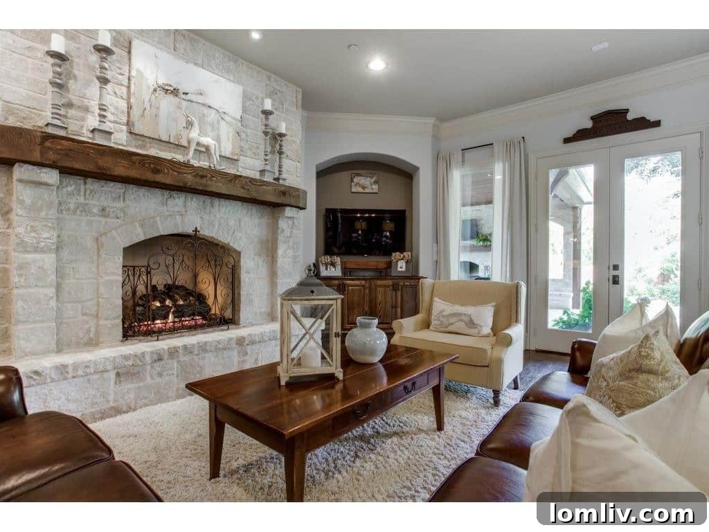 Royal Crest Comfort Food Down the Street 9 Cozy Family Room with Fireplace in Lawnhaven Property