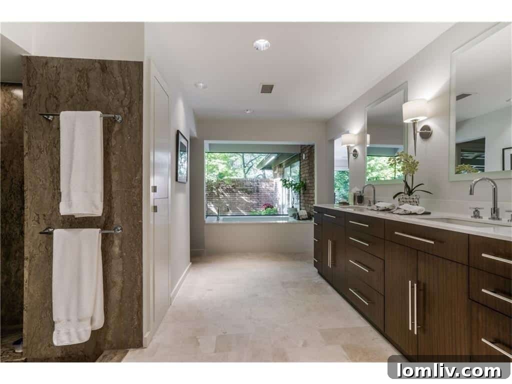 Hallway to Bedrooms with Modern Aesthetics