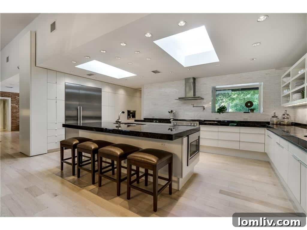 Gourmet Kitchen with Seating at 626 Rainbow Drive