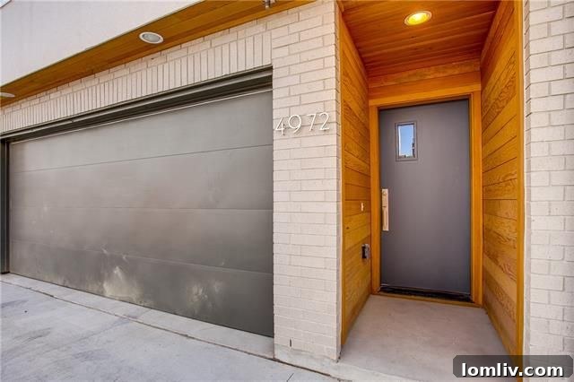 Striking contemporary exterior of 4988 Flitwick Ct in Knox-Henderson.